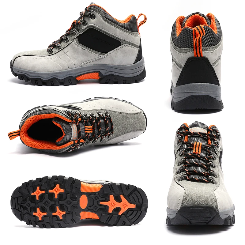 Водонепроницаемые походные ботинки мужские осенне-зимние нескользящие легкие