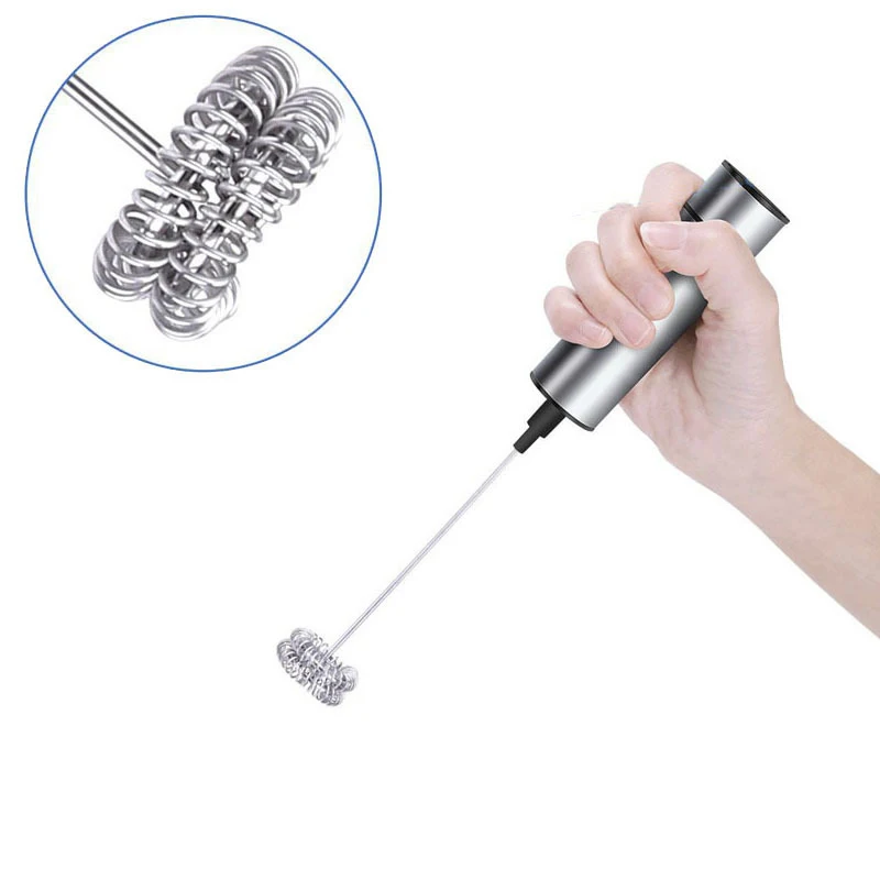 

Electric Coffee Milk Frothing Foam Maker Egg Beater Mixer Handheld Whisk Head