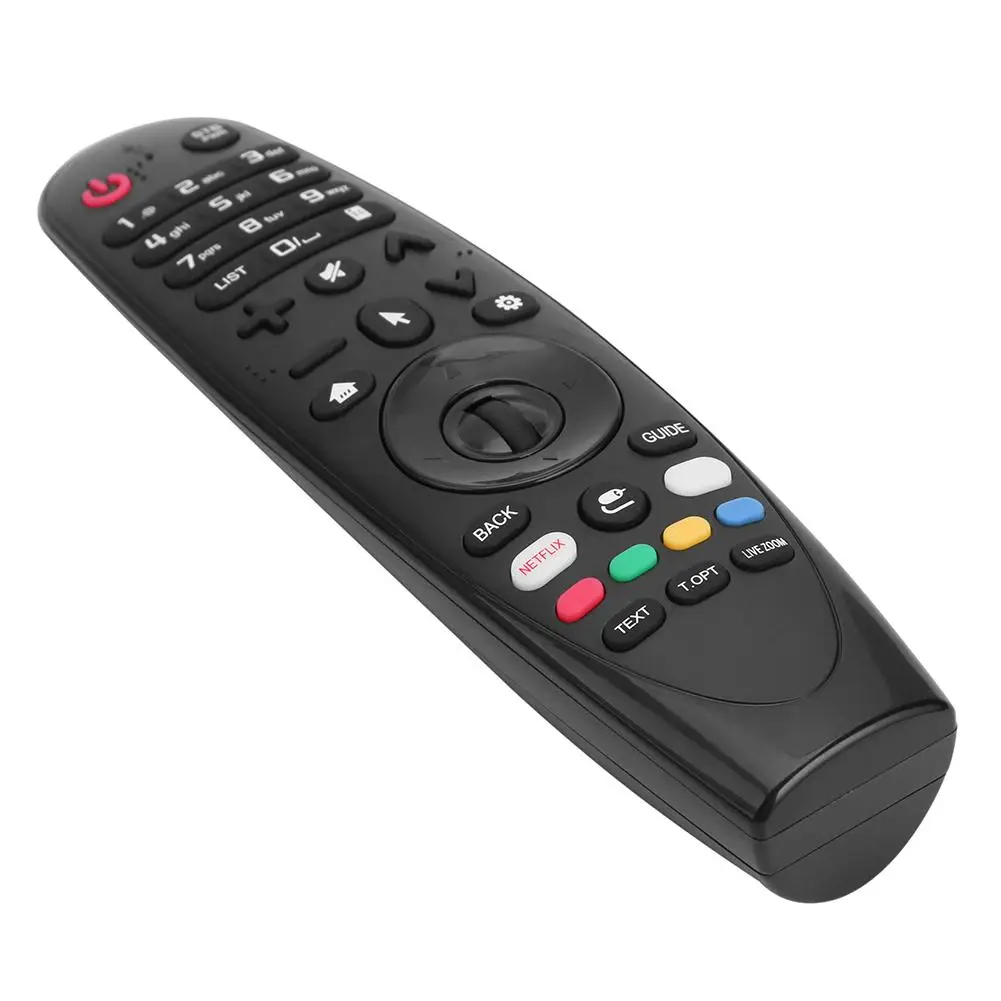 Черный пластиковый пульт дистанционного управления Smart TV с USB-приемником |