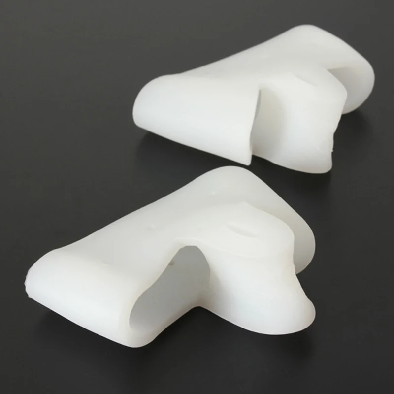 Силиконовый гелевый сепаратор для пальцев ног 2 шт./пара защита большого пальца