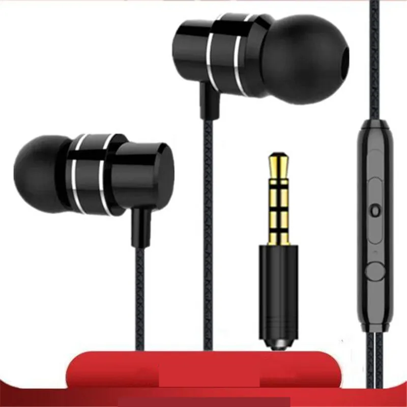In Ear проводные наушники спортивные гарнитуры 3 5 мм вкладыши глубокий бас стерео W