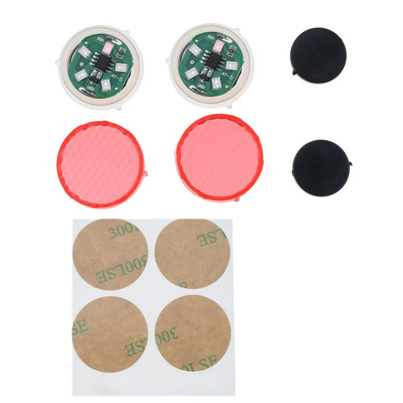 2 шт. двери автомобиля Предупреждение светодиодный открывания лампа красного