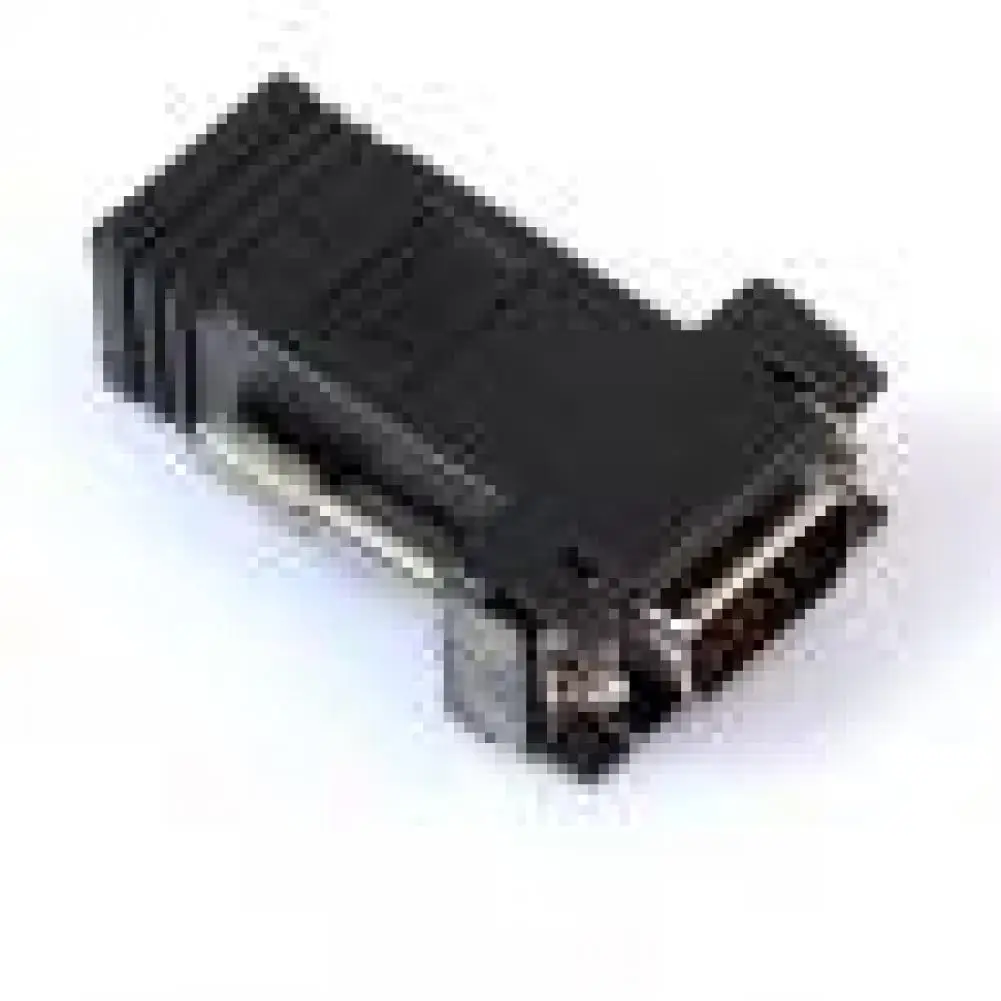 

VGA Extender Male to LAN CAT5 CAT6 RJ45 Female Network Cable Adapter Kit Useful Convenient to Use Plug and Play