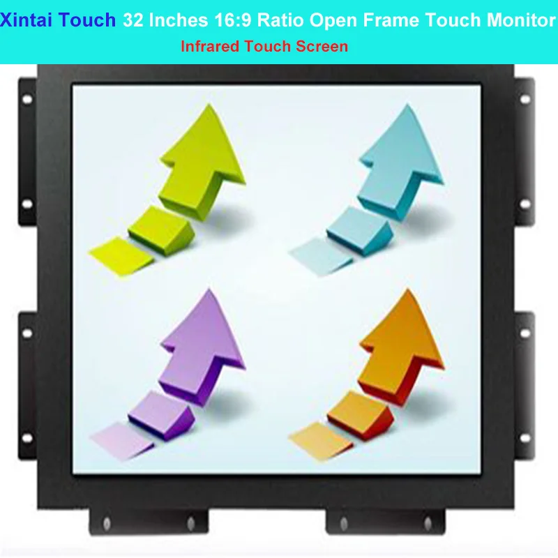

Xintai Touch 32 Inches 16:9 Ratio Capactive/Infrared Touch Screen Open Frame Touch Monitor Resolution (1920*1080)