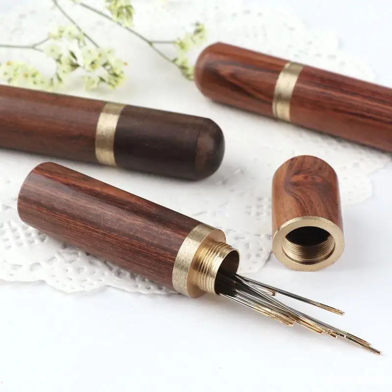 Трубка для хранения игл ручного шитья деревянная коробка сделай сам чехлы