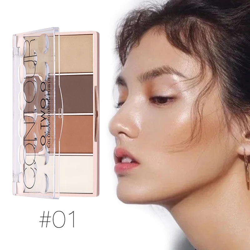 

High-Gloss Repair Capacity Integrated Disk Waterproof Sweat Proof No Smudging Natural Lasting Strengthen Contour Makeup Tool 24g