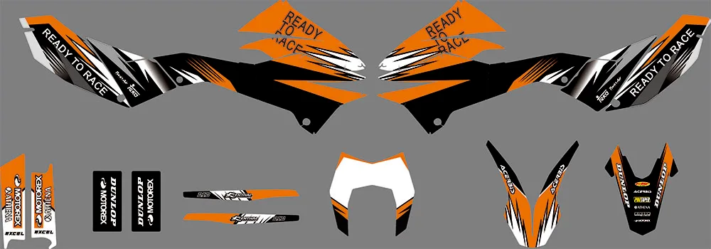 

Наклейка Стикеры для KTM SMCR 690 SMC-R SMC R 690 2012 2013 2014 2015 2016 2017 2018 мотоцикл команда фон Графика комплект