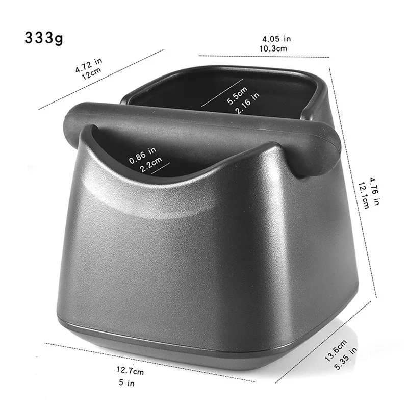 

Black Coffee Tamper Knock Box Deep Bent Design Coffee Slag isn't Splash Manual Coffee Grinder Coffee Accessories
