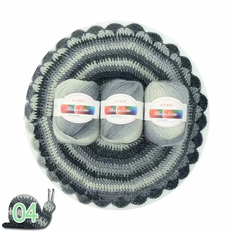 04 20pcs 20 шт. нить diy лента вязания крючком пряжа кашемировая пряжа для вязания необычная Смешанная окрашенная 50 г/шт - Цвет: 04 20pcs
