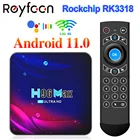 Приставка Смарт-ТВ H96 MAX V11, Android 11, 4 + 64 ГБ, 1080p, 4K