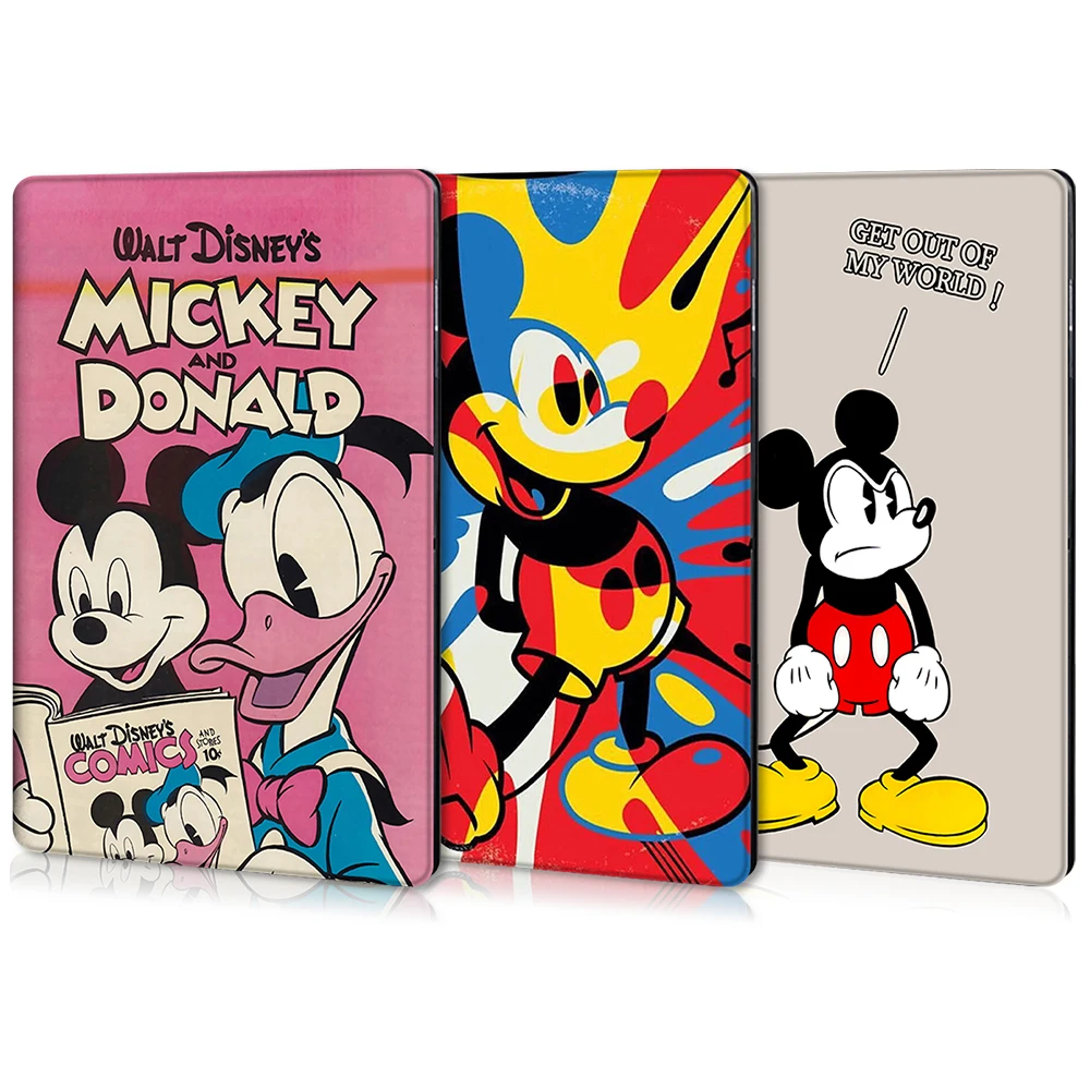 

cartoon Mickey adn Donald Duck for ipad air 4/3/2/1 cover 6th 7th 8th pro 11 in case Smart mini 5 with pencil holder stand Shell