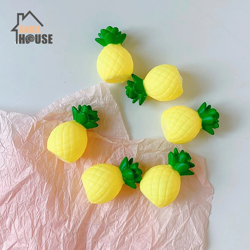 Snailhouse Simulation Pineapple Shape Humming Pet Toy Simple Cute Girl Child Funny Play Squeak Vent Toys | Дом и сад