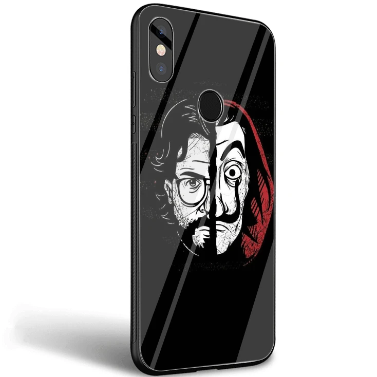 G6 Стеклянный Чехол для мобильного телефона для Xiaomi Note 5 6 7 Pro F1 A1 A2 4X5X6X9, чехол из ТПУ, ТВ-серия, кувшин для денег, дом из бумажной оболочки - Цвет: G6
