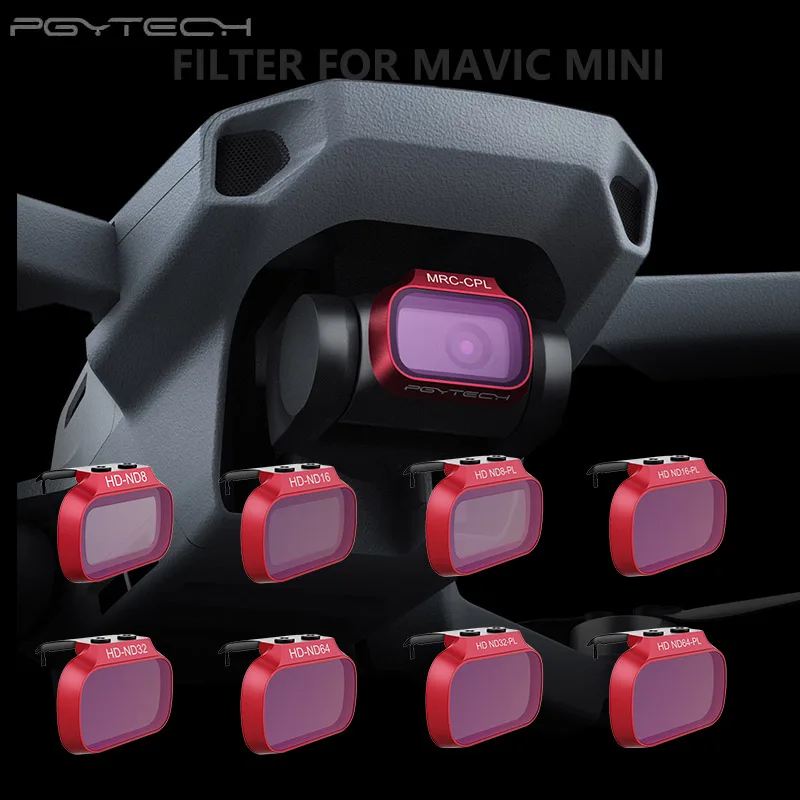 Фильтр для объектива камеры PGYTECH Mavic Mini ND8 16 32 64 /ND8 PL Комплект фильтров DJI