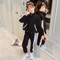 sport spring autumn baby boys girls set kids coat pants outfits teenage casual tops children clothing suit high quality