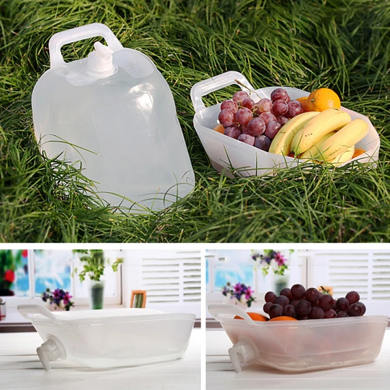 

Multifunction Collapsible Bucket 10L Compact Portable Folding Water Container Lightweight and Durable Handy Tool Outdoor