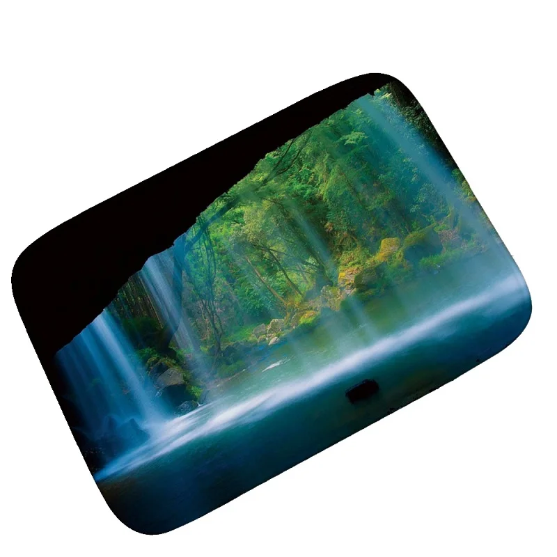 

CAMMITEVER, пейзаж, водопад, лес, коврик для ванной, Нескользящие коврики для ванной комнаты, коврики для гостиной, напольные коврики, коврики для ...