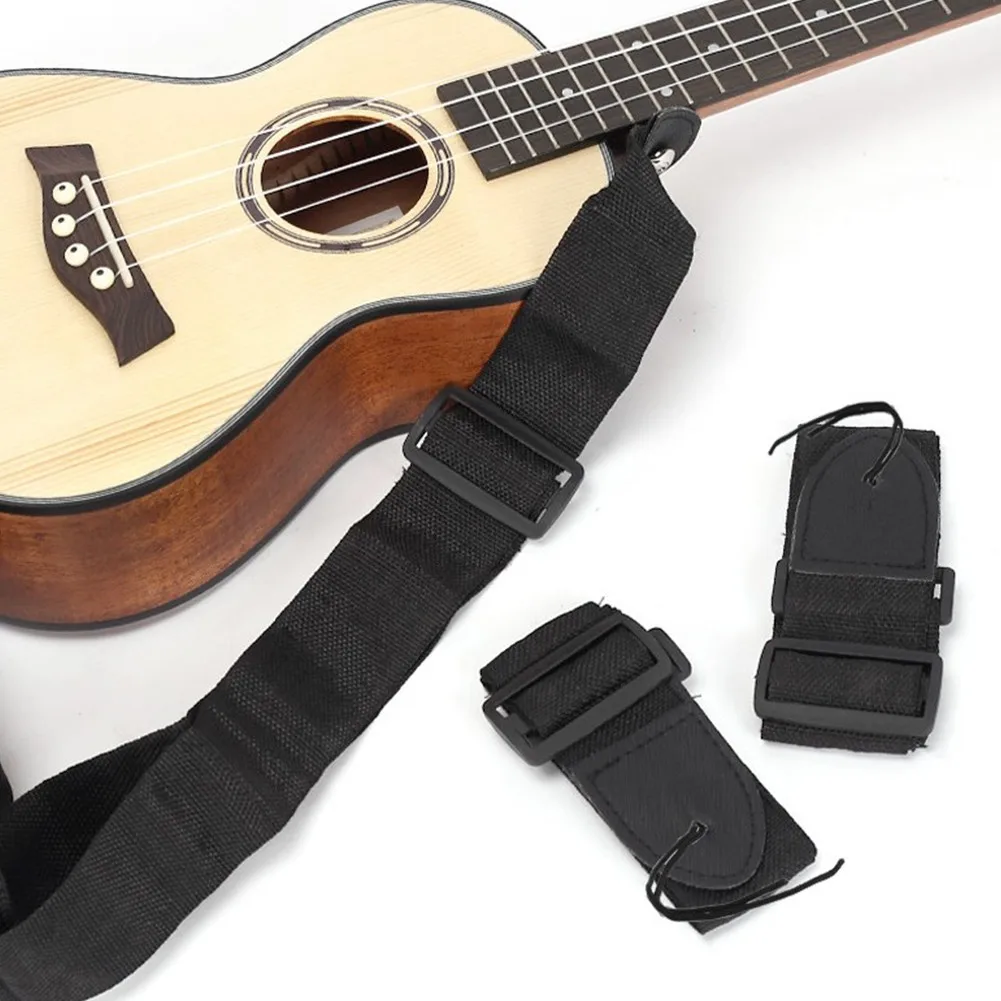 

Guitar Strap Adjustable For Acoustic Electric Guitars Bass Ukulele Black Nylon Electric Guitar Musical Instrumen Parts