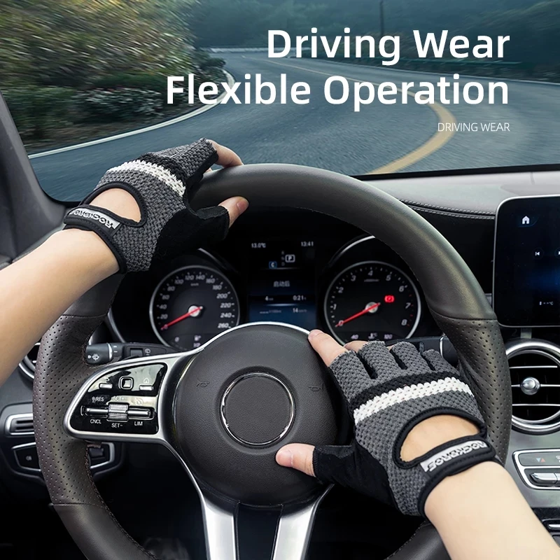 Дышащие Перчатки для фитнеса ROCKBROS силиконовые перчатки с отверстиями ладони