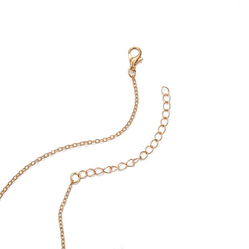 

Romantic Moon Stars Pendant Women Clavicle Necklace Charming Temperament Jewelry For Women Girlfriend Valentine's Day Gift