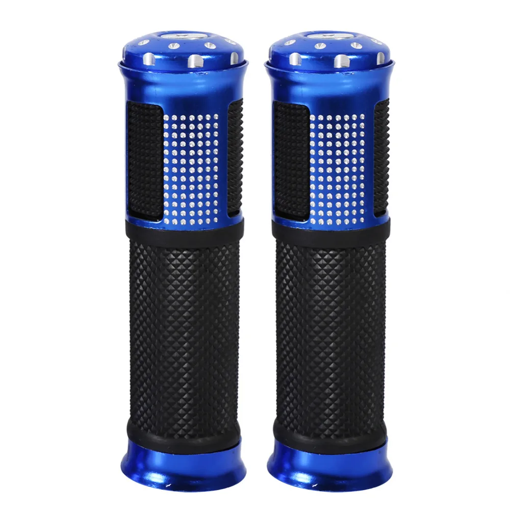 1 пара алюминиевые резиновые ручки для мотоцикла и велосипеда 7/8 дюйма |