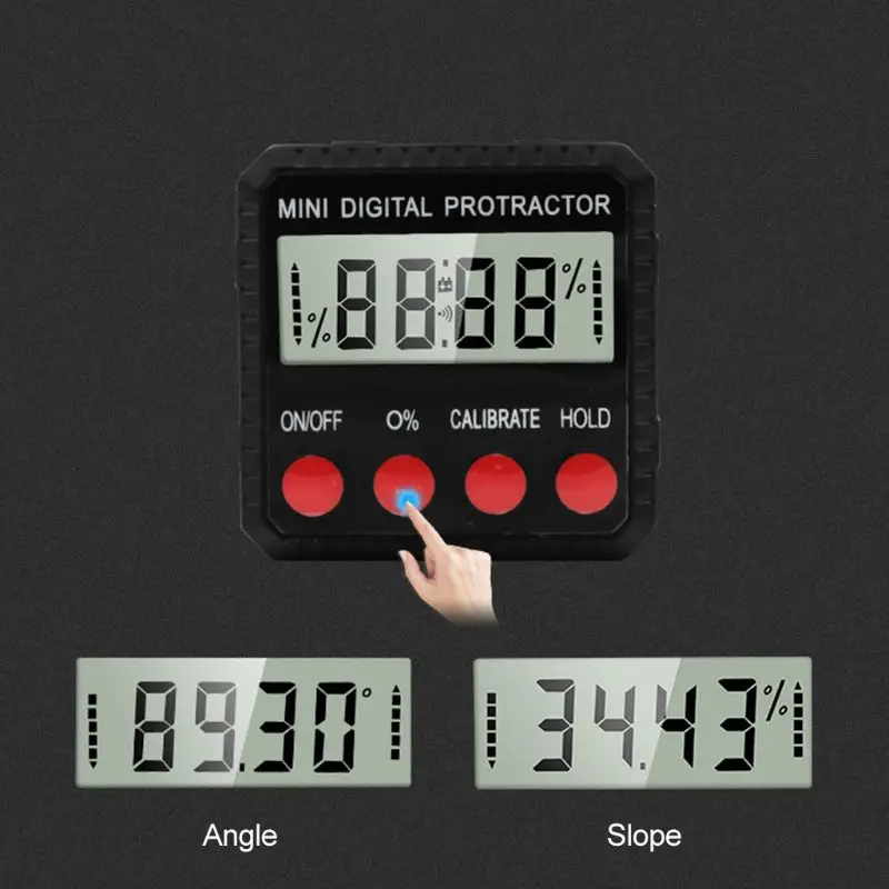 

Magnetic Horizontal Angle Meter Finder Digital Display Protractor Inclinometer K9FA