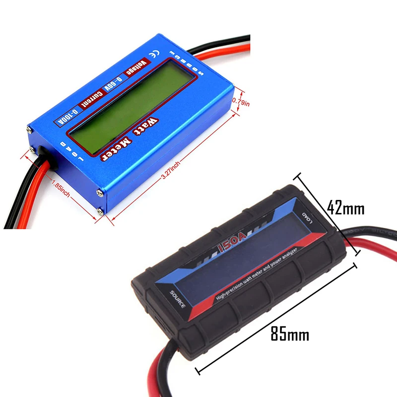 

Professional DC 60V/100A Balance Voltage Battery Power LCD RC Watt Meter Checker Watt Meter Balancer Charger RC Tools