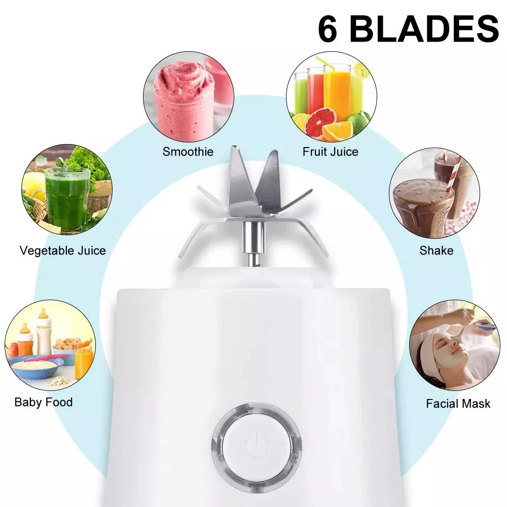 Günstig EZSOZO 600ML Electric Juicer Smoothie Blender Cup Portable Blender USB Juicers Mini Food Processor Kitchen Appliance Blenders