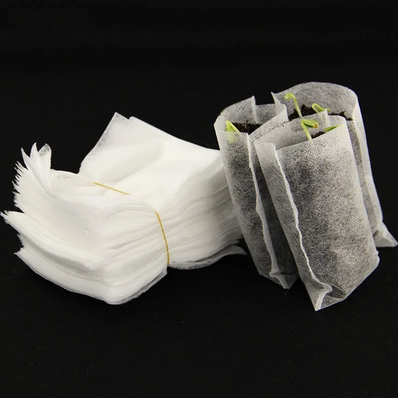 Биоразлагаемые пакеты для выращивания растений 100 шт./лот|Тканевые горшки