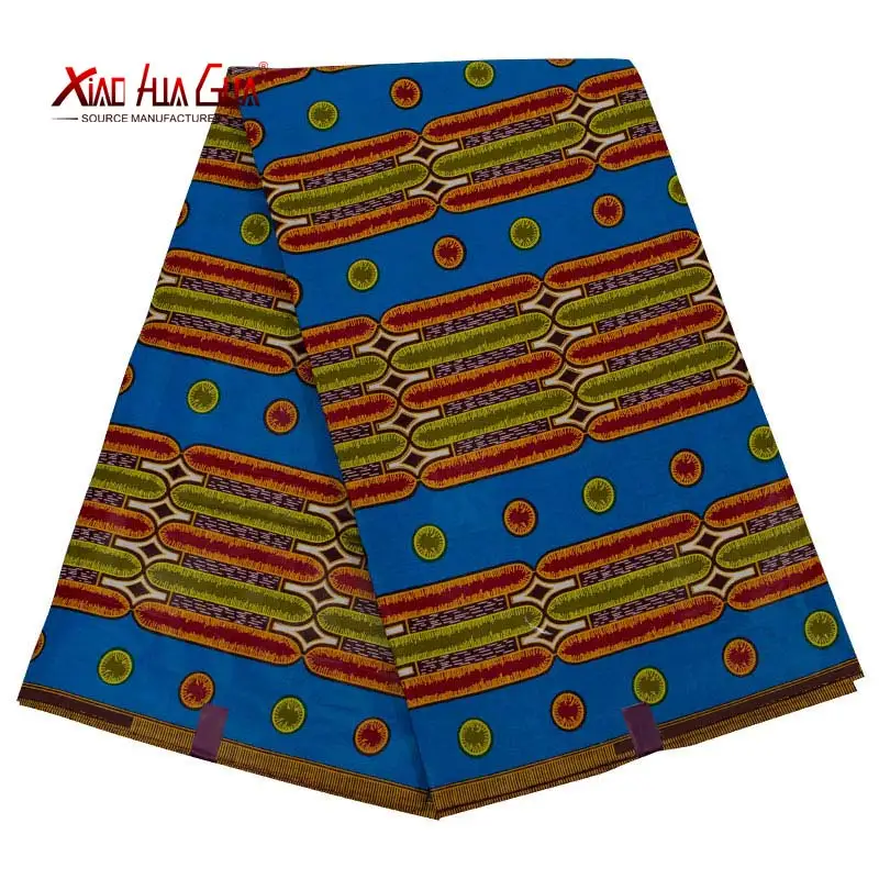 

Traditional Striped African Fabric Ankara Classic Batik High Quality Cotton Comfortable Sewing Designer Clothing