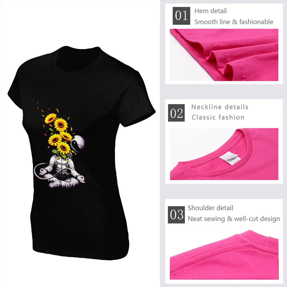 

Luxury Designer Women's Summer Suit T Shirts Short Sleeve Cotton T-shirt Black Good Quality Tops Tee for Women Ladies Clothing