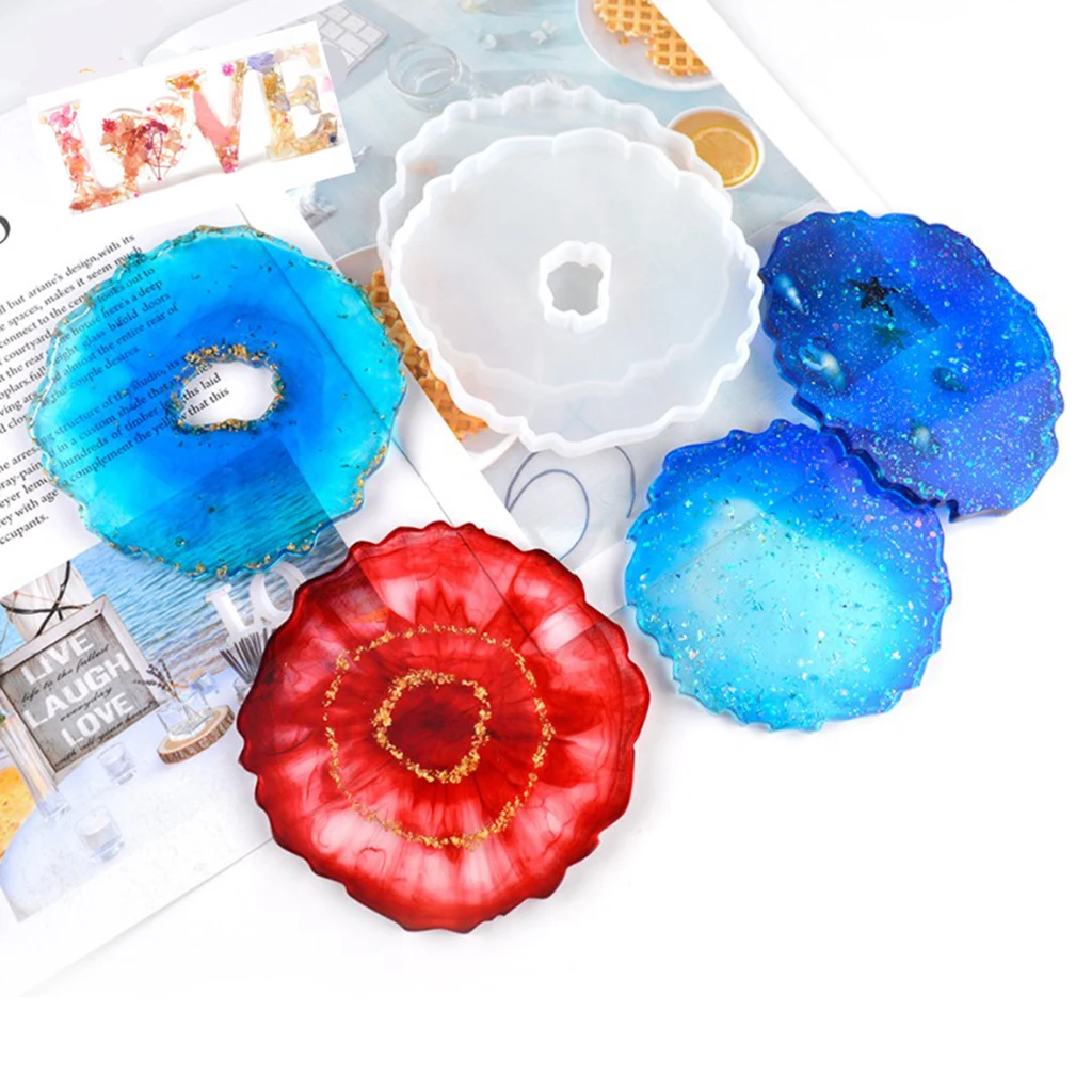 Формы из силиконовой смолы для подстаканников DIY формы литья эпоксидной