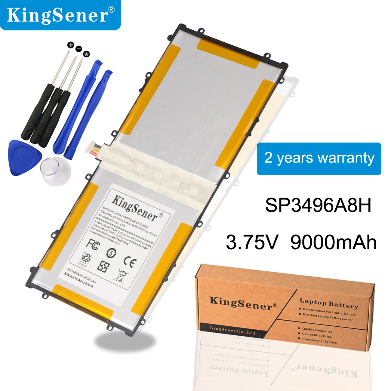 KingSener 3,75 V 9000mAh SP3496A8H батарея для samsung Google Nexus 10 GT-P8110 HA32ARB P8110 батареи планшета+ бесплатный инструмент