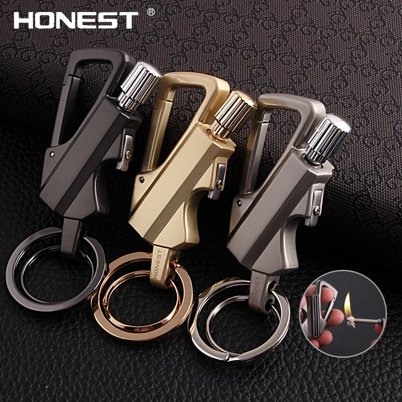 Honest men керосиновая цепочка для ключей от автомобиля Зажигалка сигарет огненная