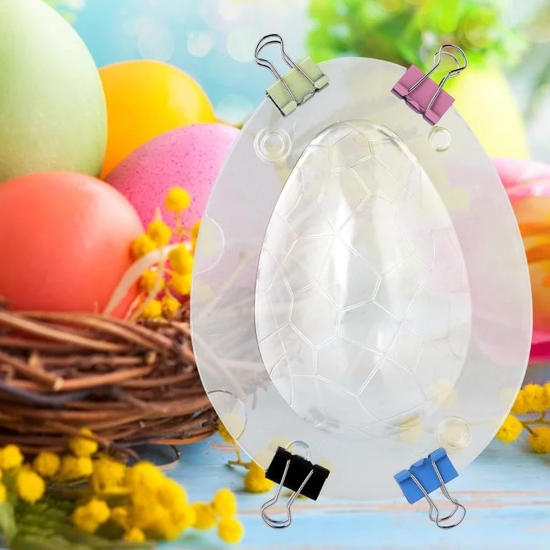 

DIY Chocolate Mold Easter Egg Shape 3D Cake Mold Fondant Mould Cookies Cake Decoration Tools Kitchen Baking Pastry Tool