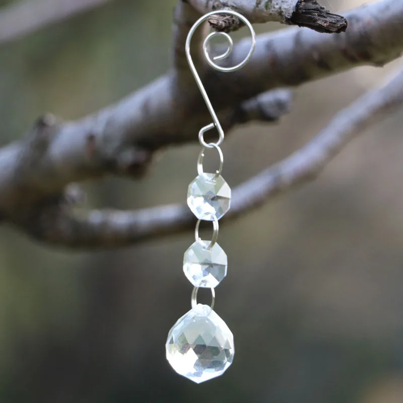 

5pcs/lot Hanging Crystal Ball Hanging Chandelier Prisms Ceiling Lamp Pendant Lighting Ball Suncatcher Wedding Xmas Home Decor
