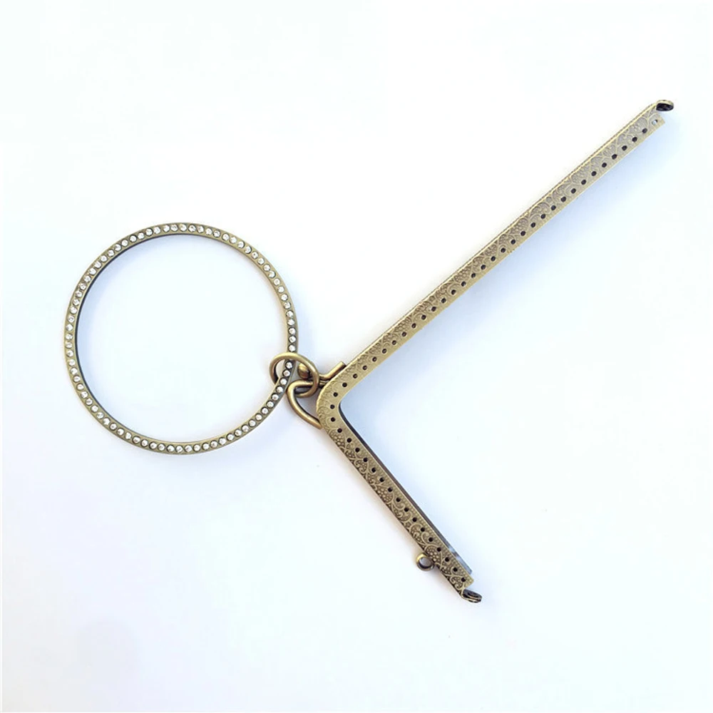 Женское Винтажное кольцо с круглым кольцом элегантное резное L образной формы