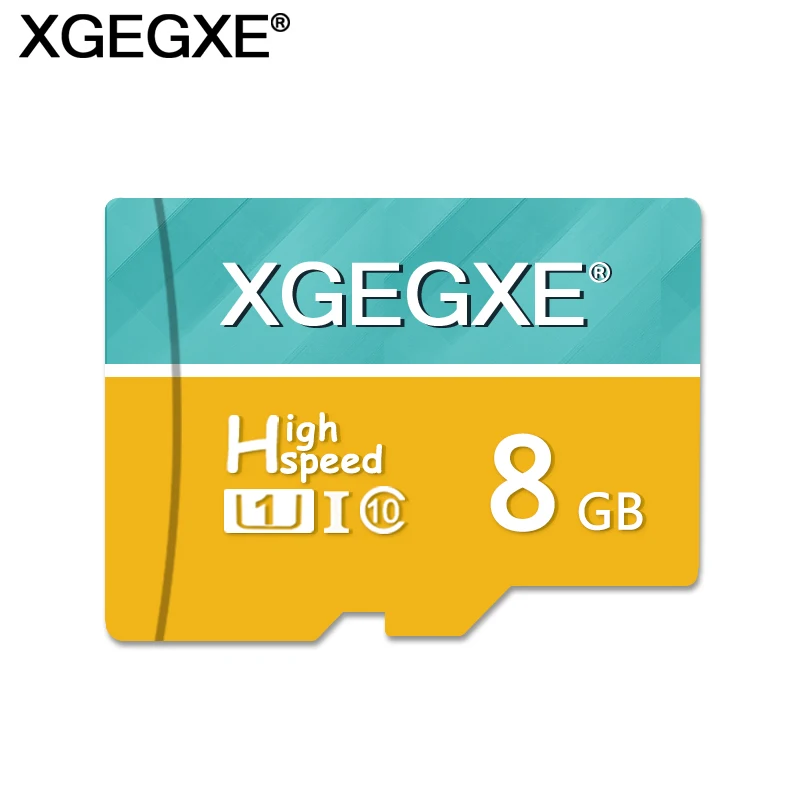 Высокоскоростная TF-карта XGEGXE класс 10 16 ГБ 8 U1 T флэш-карта для телефона ПК карта