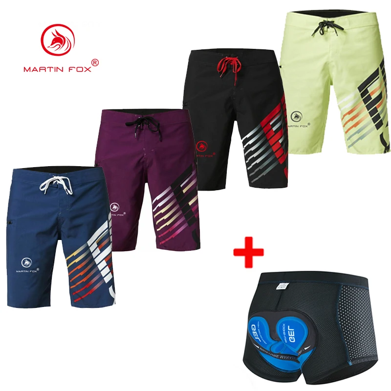 Мужские мешковатые велосипедные шорты MARTIN FOX с подкладкой Светоотражающие Брюки