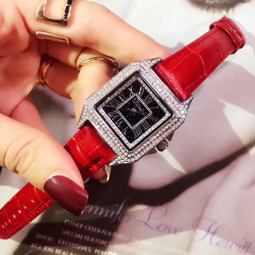 Женские наручные часы Стразы серебристого цвета 4 цвета|wristwatch women gold|wristwatch