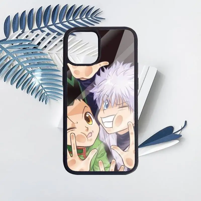 

hunter x hunter japanese anime Phone Case PC for iPhone 11 12 pro XS MAX 8 7 6 6S Plus X 5S SE 2020 XR Luxury brand shell funda