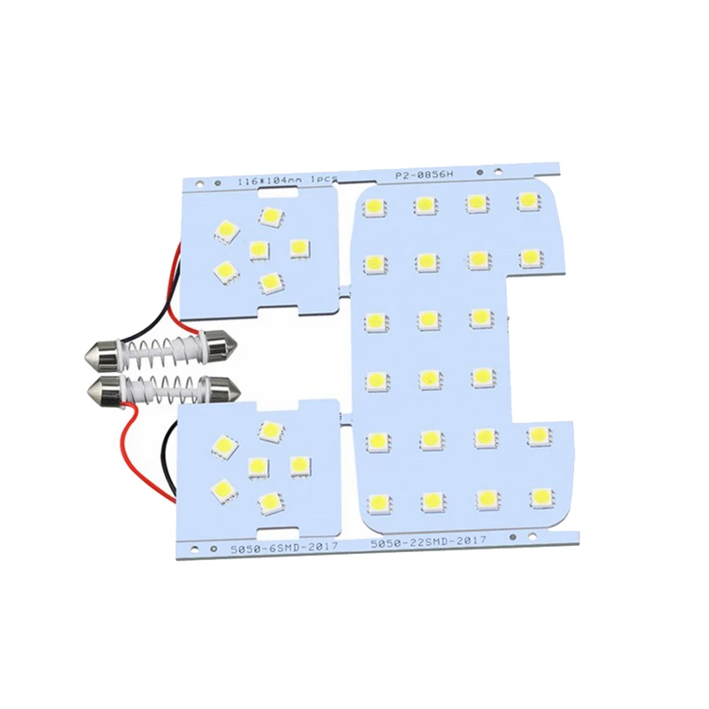 

K2 Car Interior LED Reading Light Compartment Bulb High Bright 6000K 800LM 9W 5050 High Power Chips