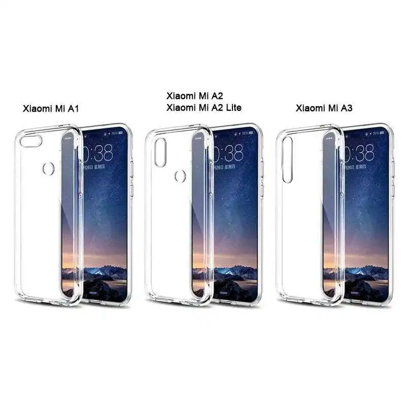 

Ultra Thin Clear Transparent Soft TPU Case For Xiaomi Mi A3 A2 A1 Lite Phone Case Cover