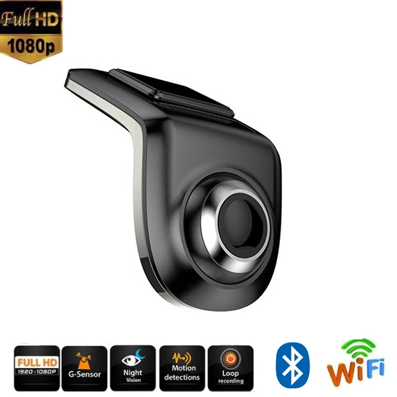 Мини HD 1080P Автомобильный цифровой видеорегистратор с usb-разъемом камера Dash Cam Авто Цифровой видеорегистратор 170 ° WiFi Dash Cam Kit