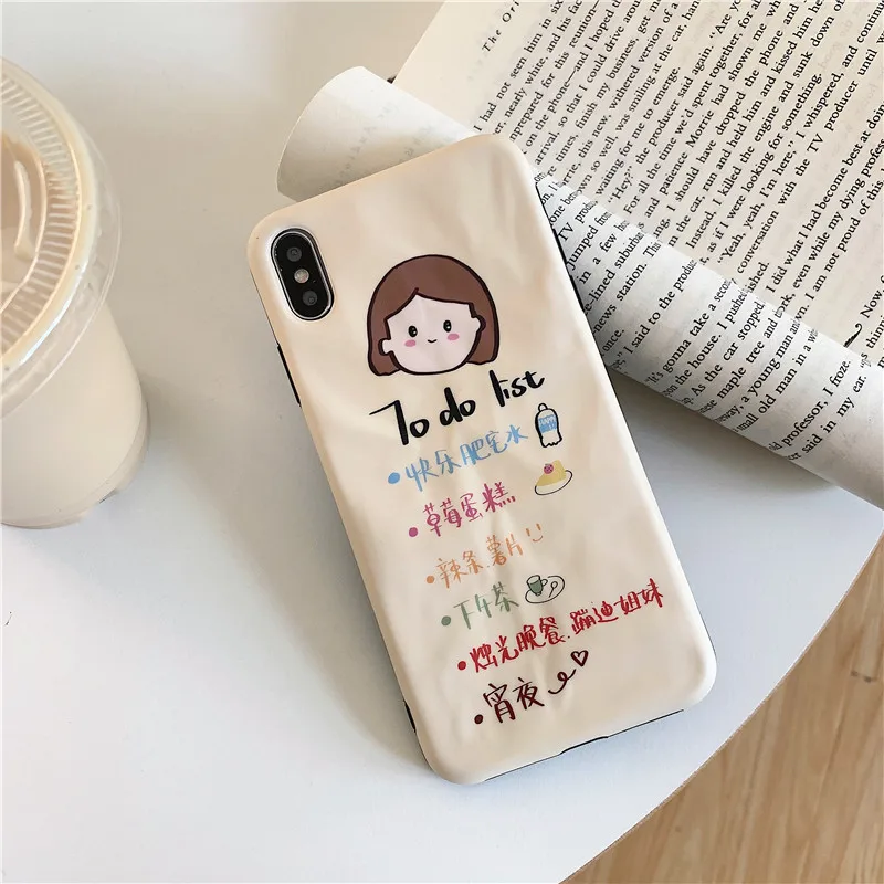 Забавная бумага DECOCASE как телефон чехол для iphone 6 6s 7 8 Plus X XR XS Max чехлы 8plus |