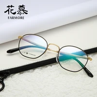round face high profile figure glasses frame mens fashionsafety plain glasses shenzhen glasses frame