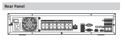 Сетевой видеорегистратор Dahua оригинальный мобильный телефон 4 к NVR NVR4816 16P 4KS2 16CH 16