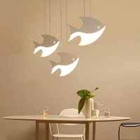 nordic dining room chandelier 1345 heads art creative fish shape decor home indoor lighting kitchen island restaurant hanging