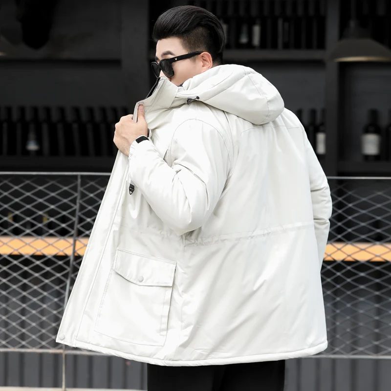 Новая Большая женская зимняя длинная парка 10XL 9XL 8XL Мужская Толстая пальто для