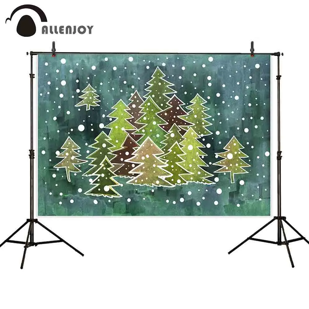 

Фотофон allenjoy фоны Рождественская елка сосновый лес Картина снег дети фоны для фотографии фотобудка для фотосессии